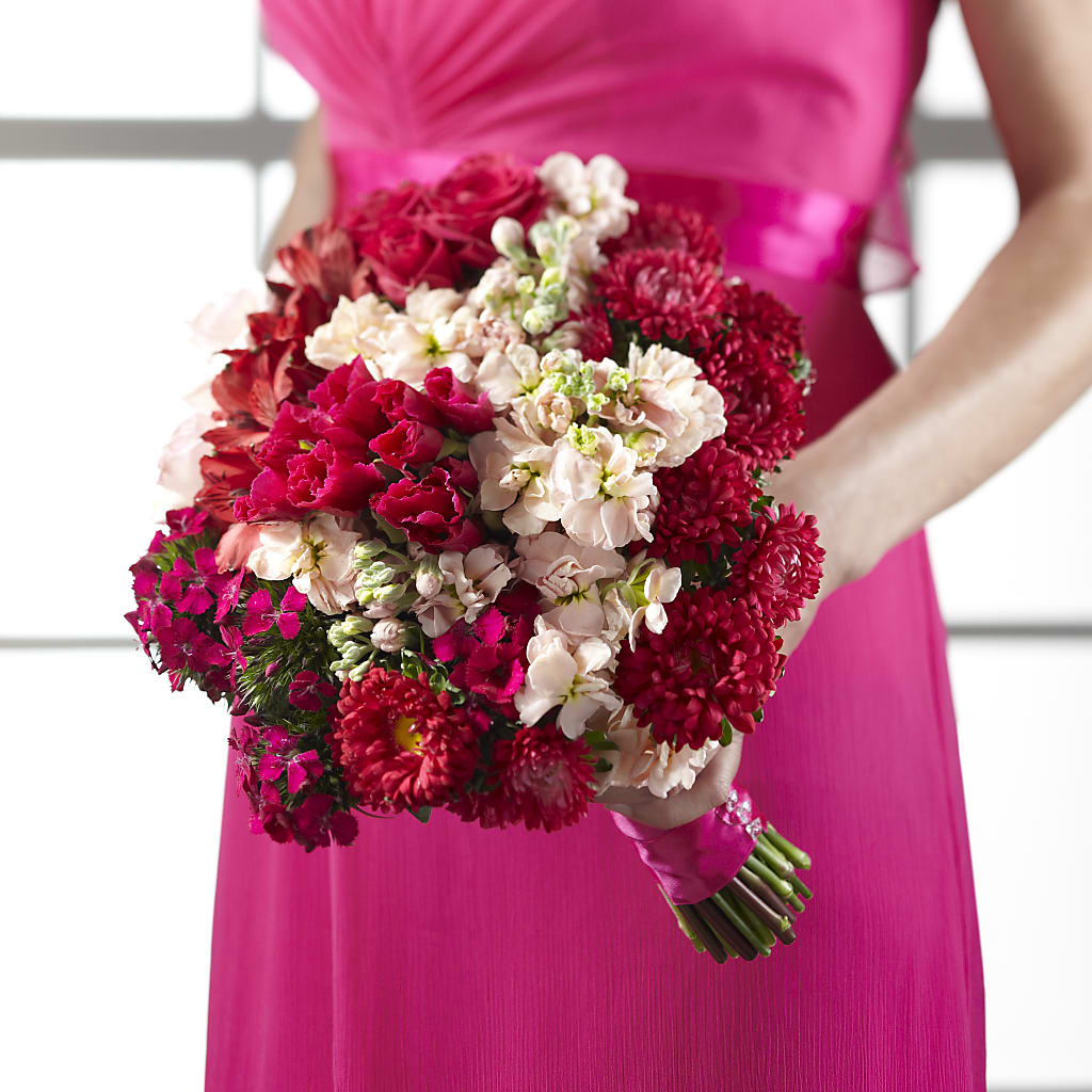 Pink Effervescence Bouquet – Two Flower Girls, Skokie IL