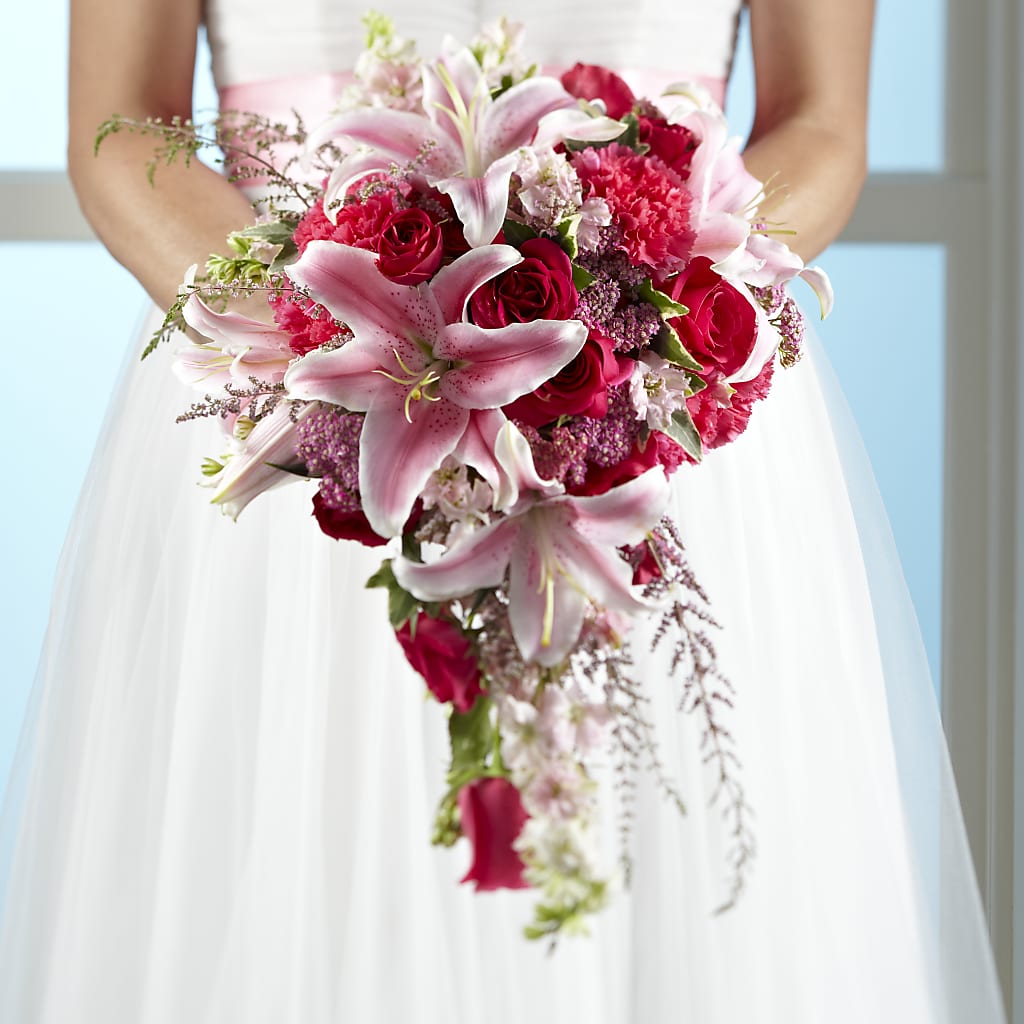 Lily & Rose Bouquet – Two Flower Girls, Skokie IL