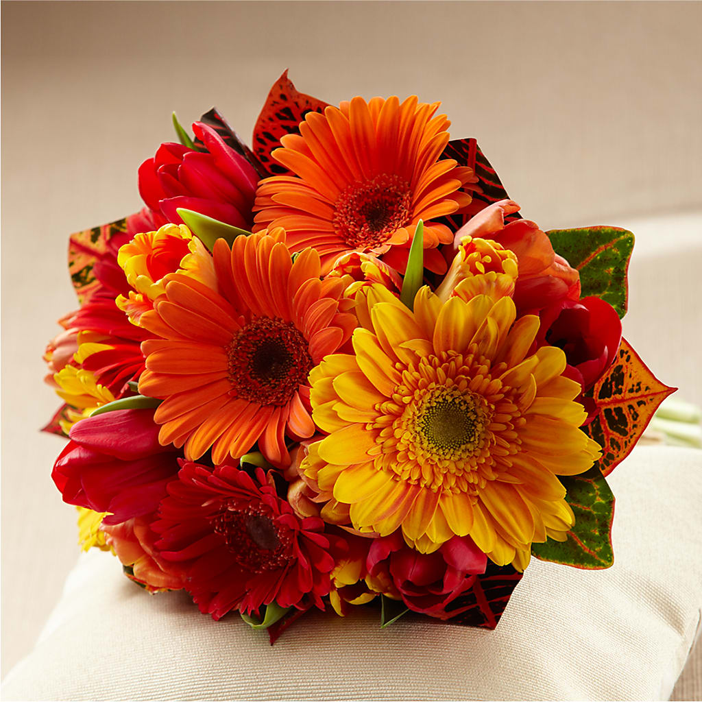 Sunglow Bouquet – Two Flower Girls, Skokie IL