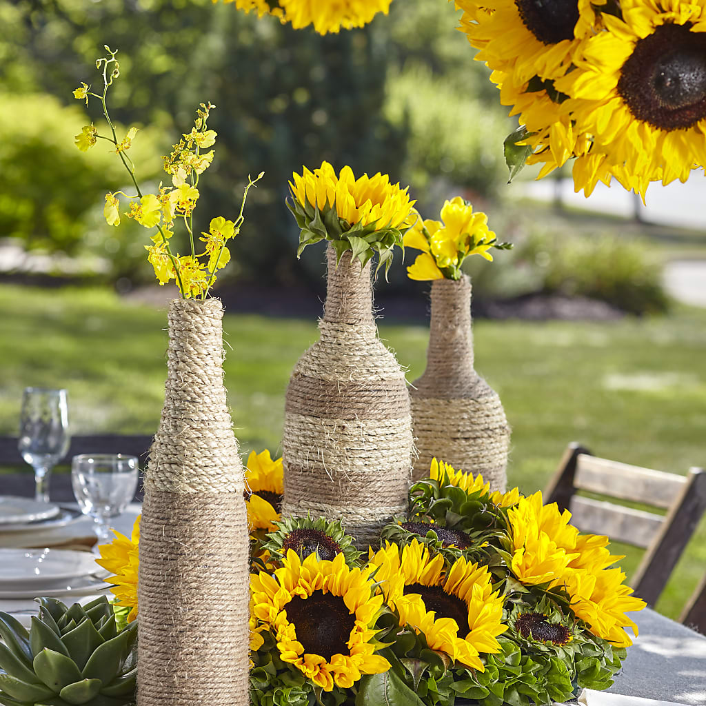 Sublime Garden Centerpiece – Two Flower Girls, Skokie IL