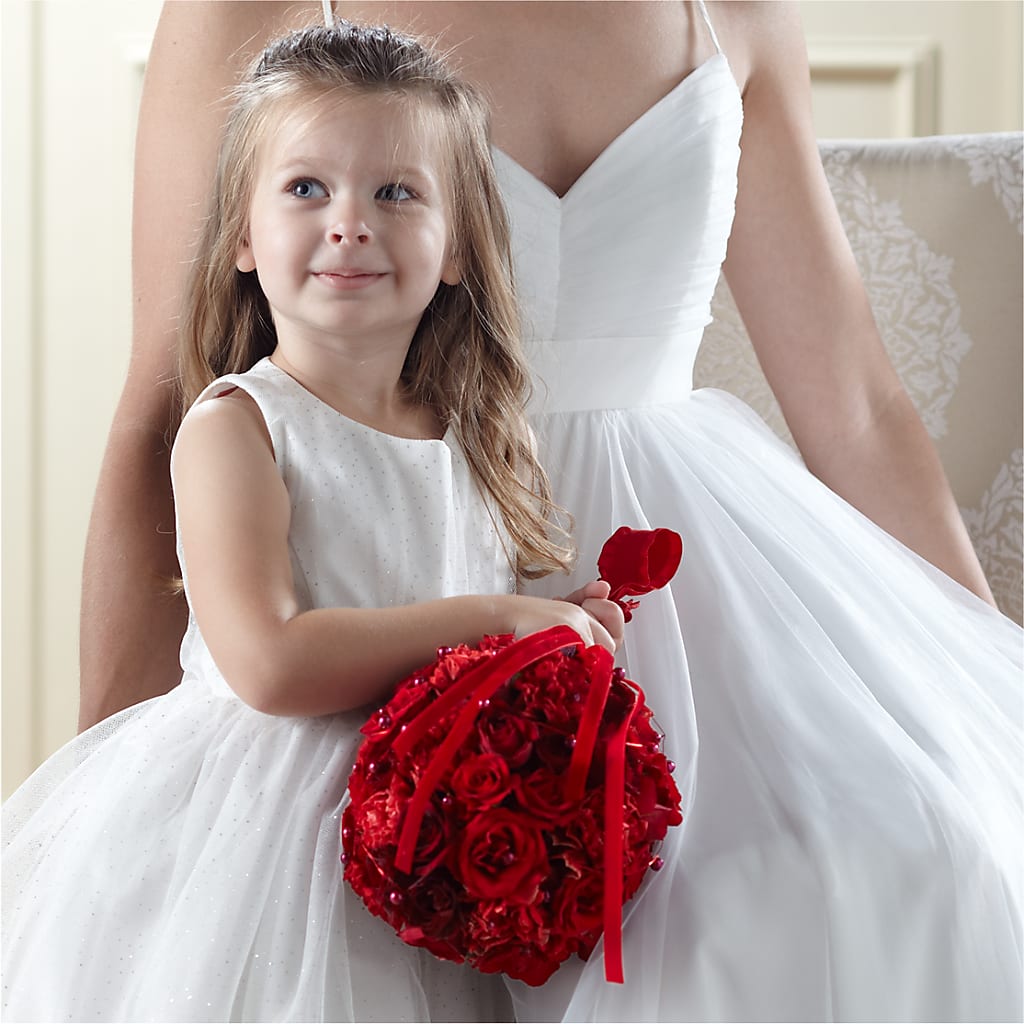 Pure at Heart Flower Girl Arrangement – Two Flower Girls, Skokie IL