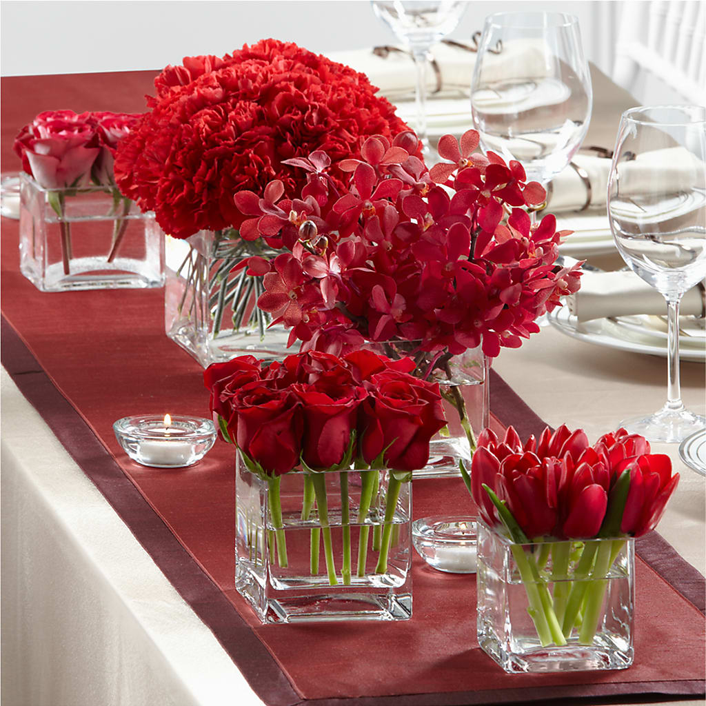 Modern Grace Centerpiece – Two Flower Girls, Skokie IL