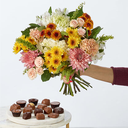 Fall Celebration Bouquet –  Two Flower Girls, Skokie IL