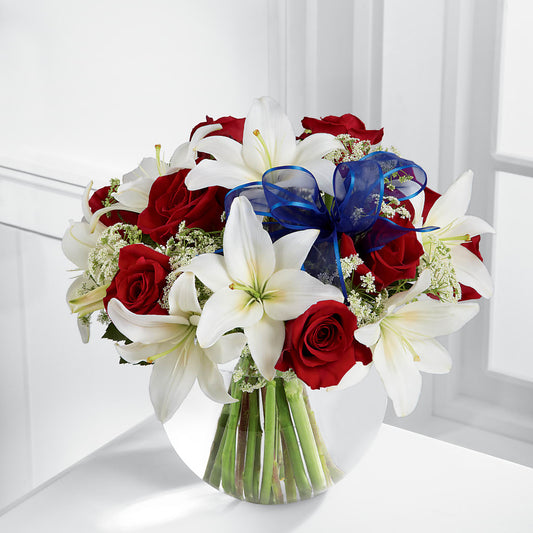 Independence Bouquet –  Two Flower Girls, Skokie IL
