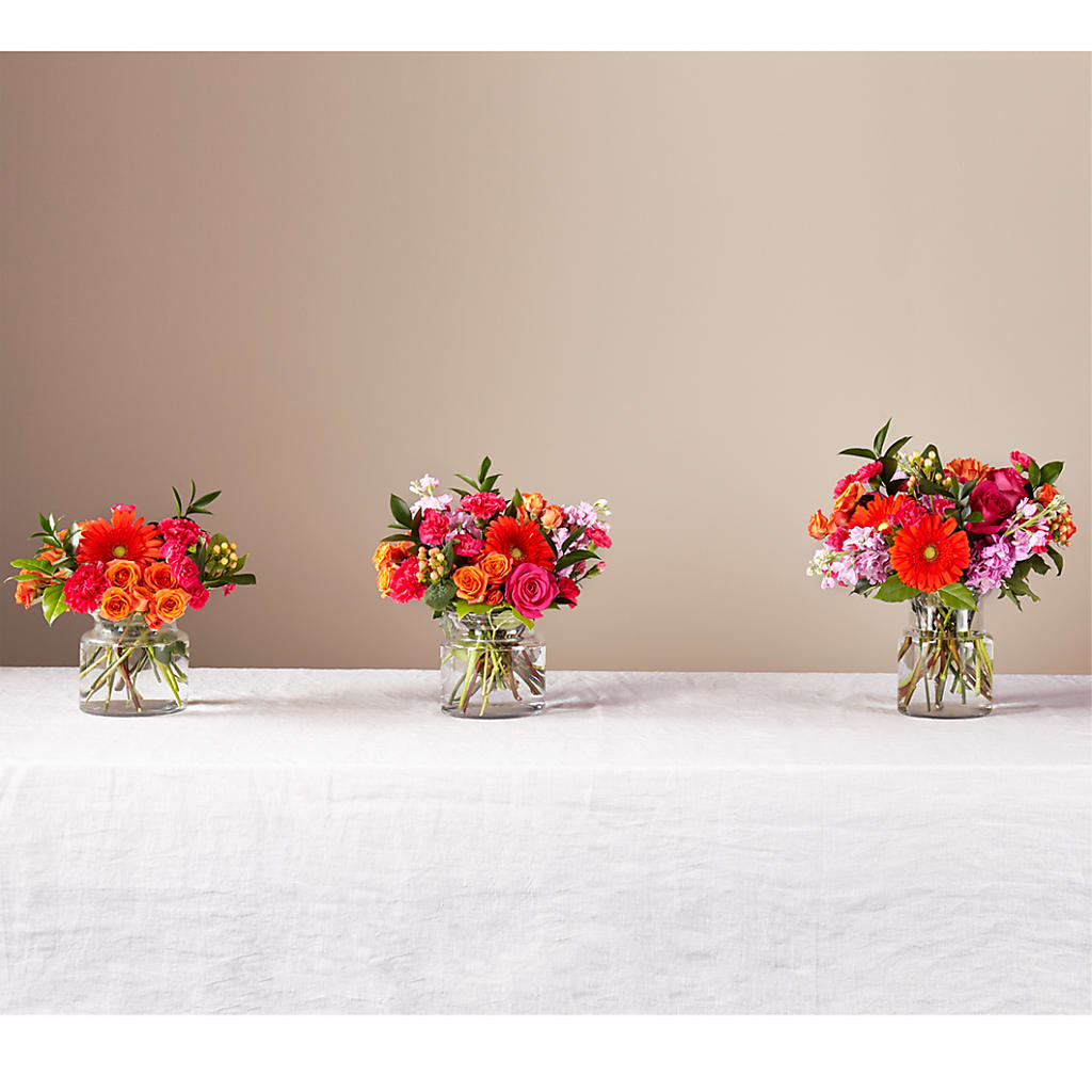 Fiesta Bouquet –  Two Flower Girls, Skokie IL