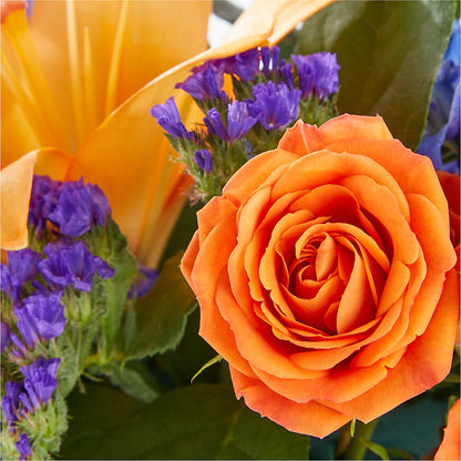 Radiant Citrus Box Bouquet –  Two Flower Girls, Skokie IL