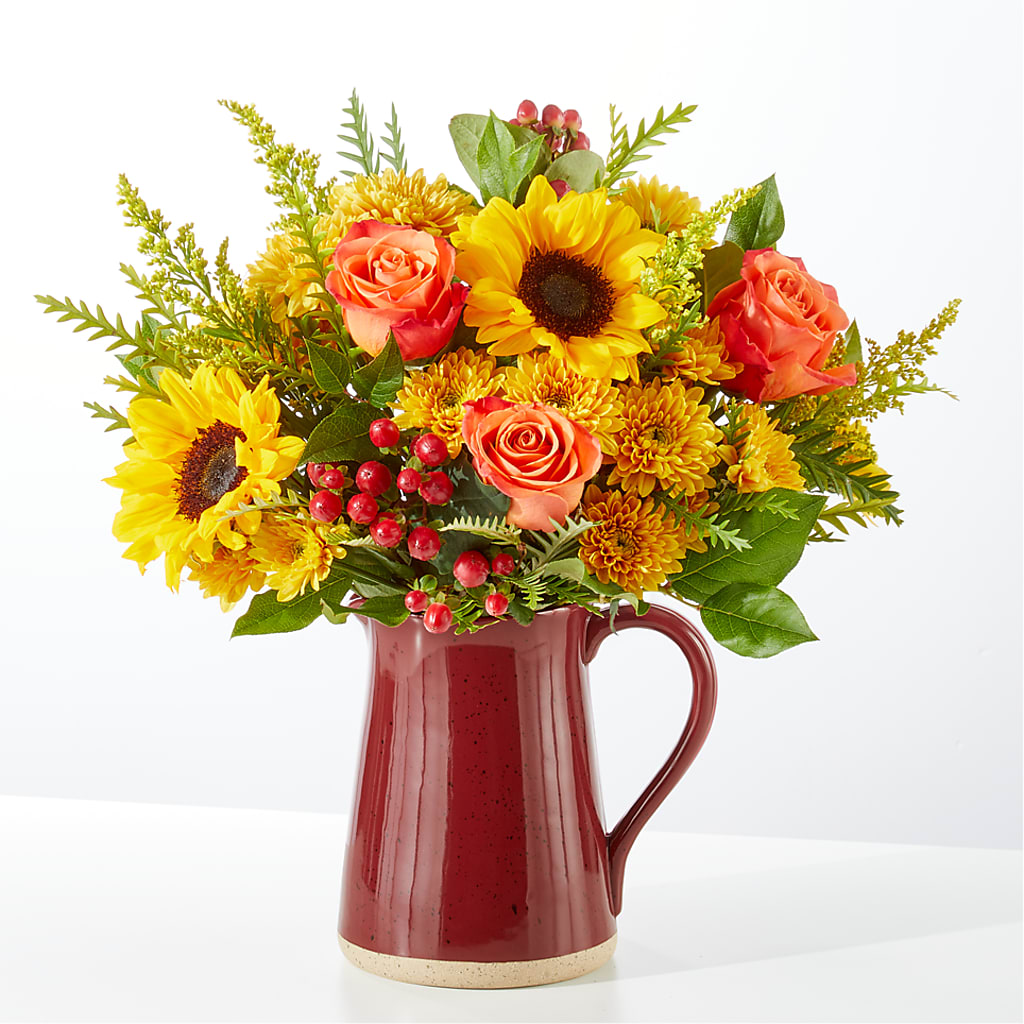 Scents of Autumn Bouquet –  Two Flower Girls, Skokie IL