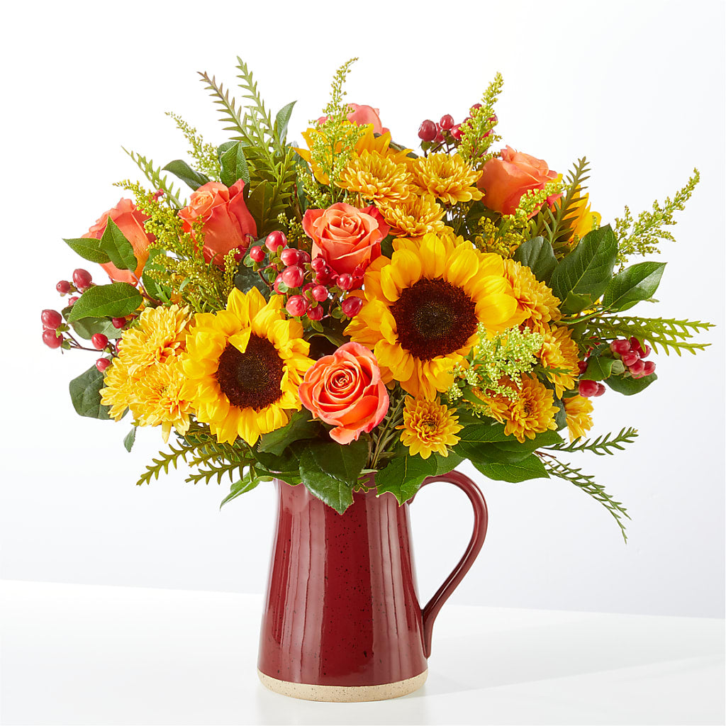 Scents of Autumn Bouquet –  Two Flower Girls, Skokie IL