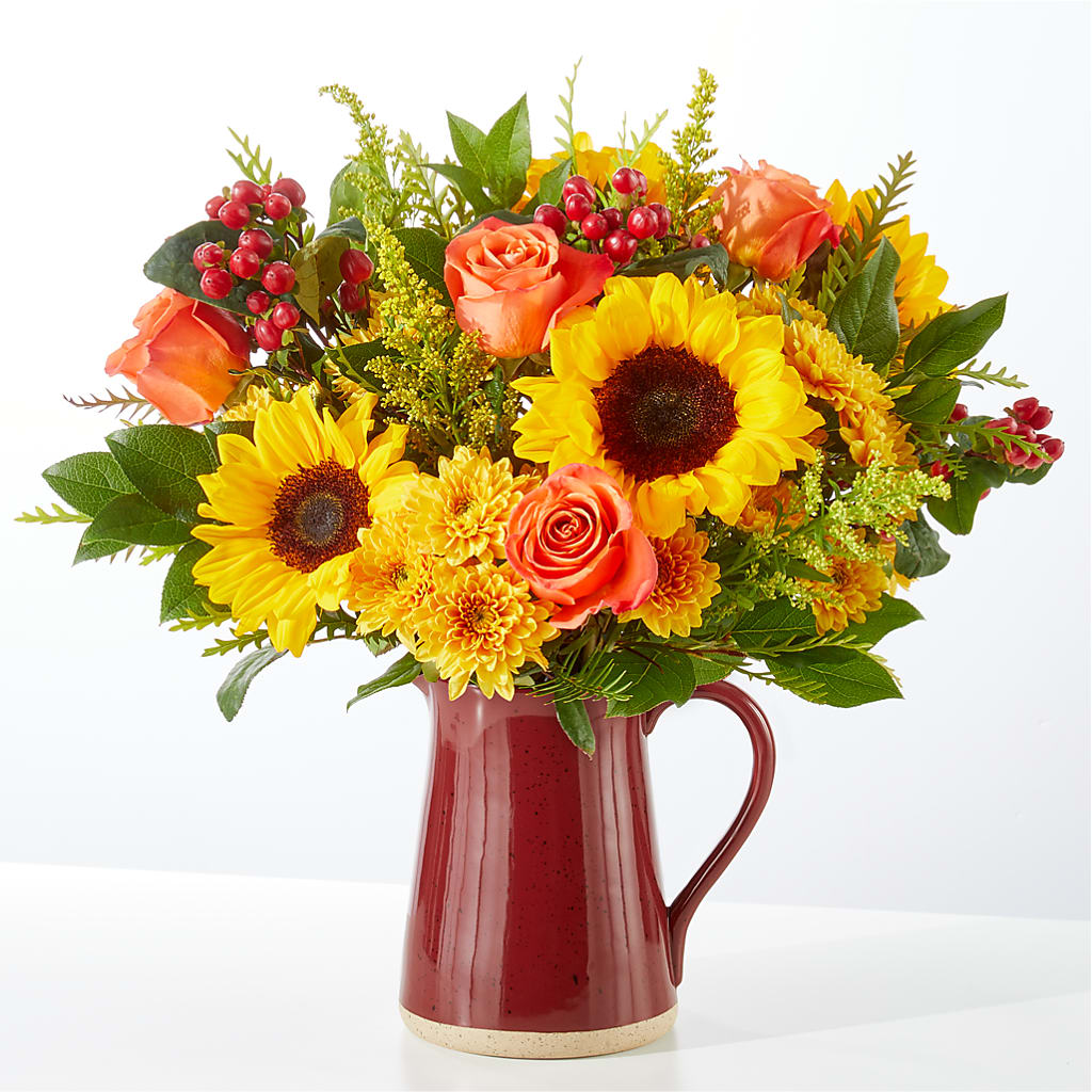 Scents of Autumn Bouquet –  Two Flower Girls, Skokie IL
