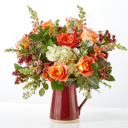 Fall's Finest Bouquet –  Two Flower Girls, Skokie IL