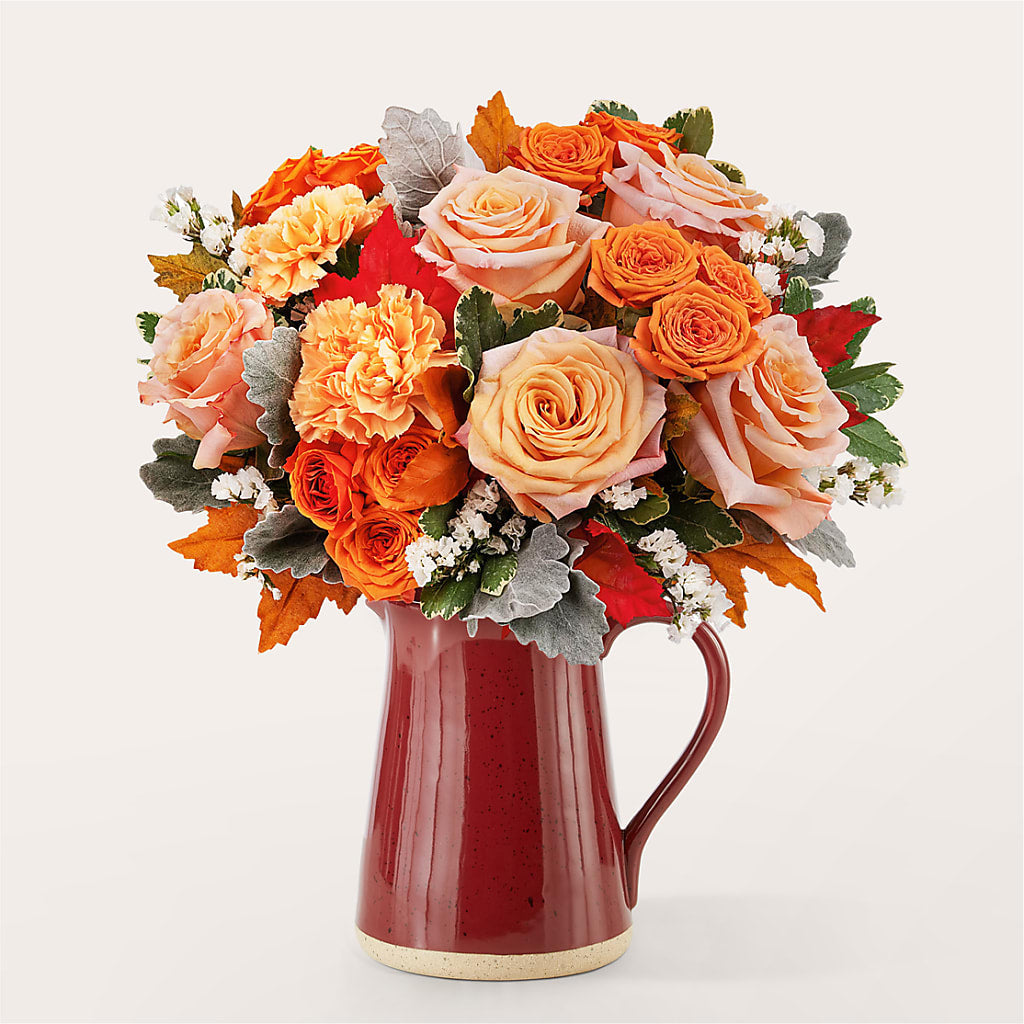Pumpkin Pie Bouquet –  Two Flower Girls, Skokie IL