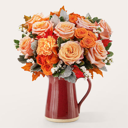 Pumpkin Pie Bouquet –  Two Flower Girls, Skokie IL