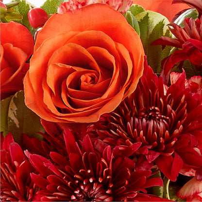 Autumn Air Pumpkin Bouquet –  Two Flower Girls, Skokie IL