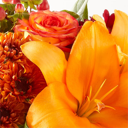 Backyard Bonfire Bouquet –  Two Flower Girls, Skokie IL
