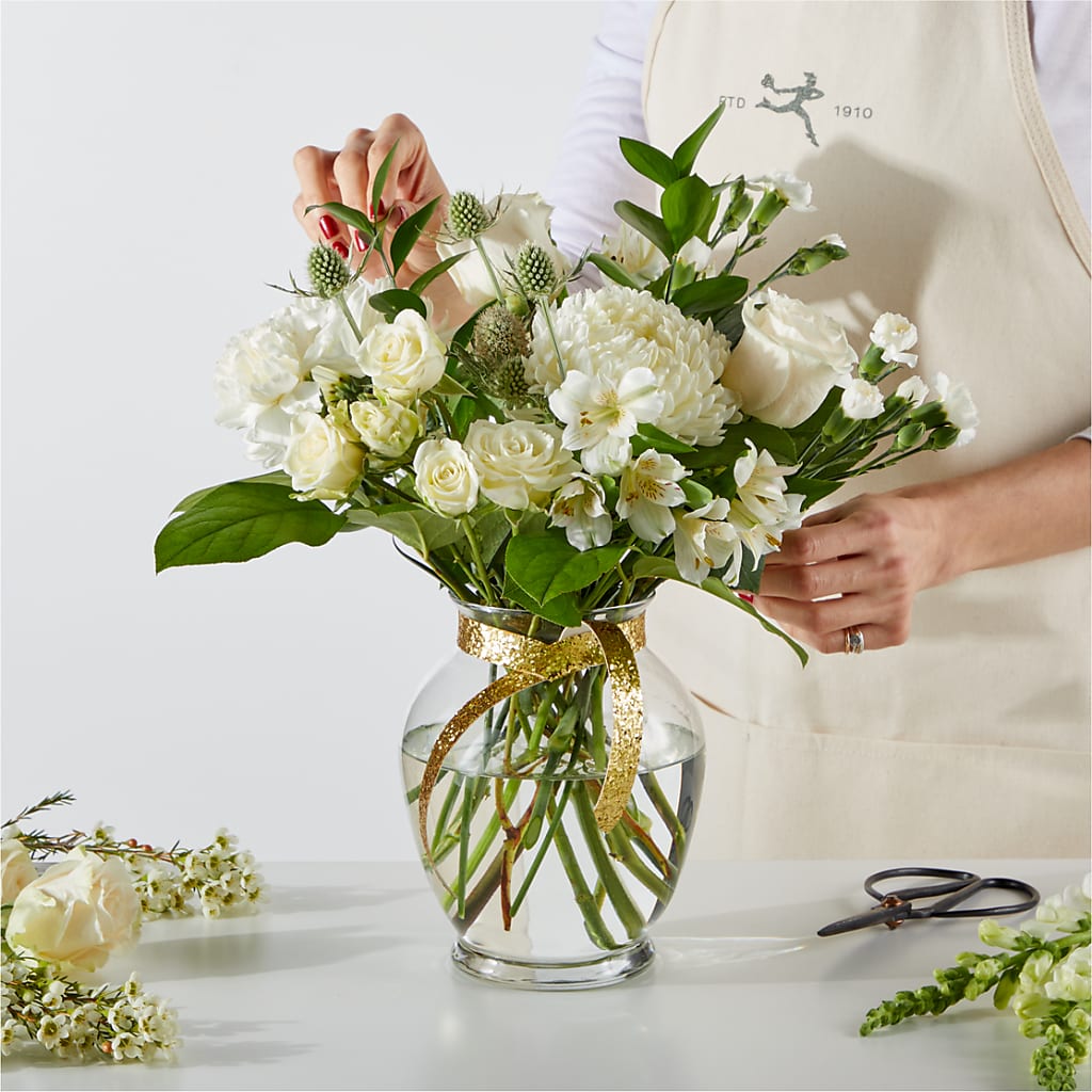 New Beginnings – A Florist Original –  Two Flower Girls, Skokie IL