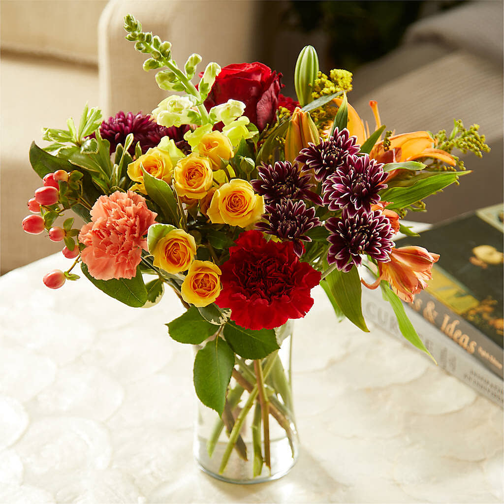 Fall Delight – A Florist Original –  Two Flower Girls, Skokie IL