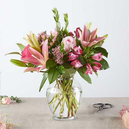 Pink Ribbon - A Florist Original –  Two Flower Girls, Skokie IL