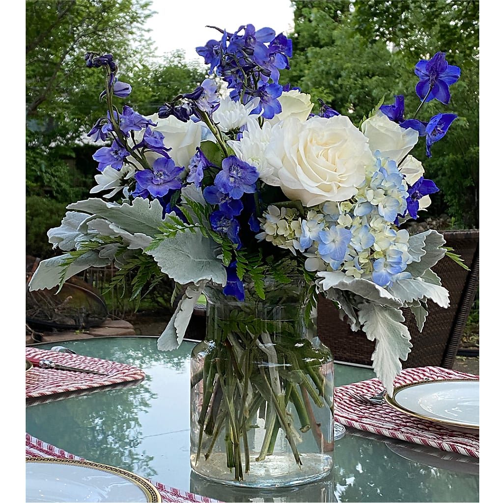 Clear Skies Bouquet –  Two Flower Girls, Skokie IL