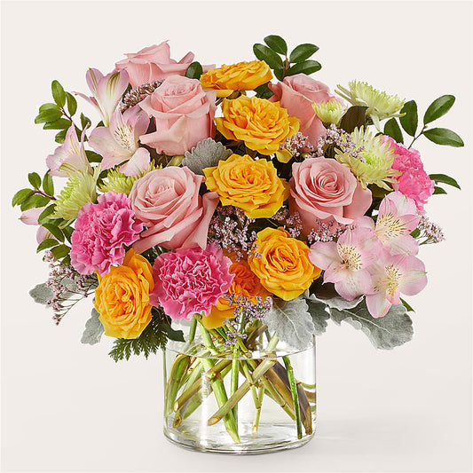 Mai Tai Bouquet –  Two Flower Girls, Skokie IL