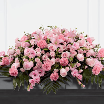 Garden of Comfort Casket Spray (Standard) –  Two Flower Girls, Skokie IL