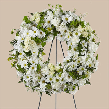 Faithful Wishes Wreath –  Two Flower Girls, Skokie IL