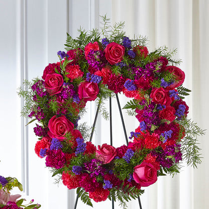 Calming Colors Wreath –  Two Flower Girls, Skokie IL