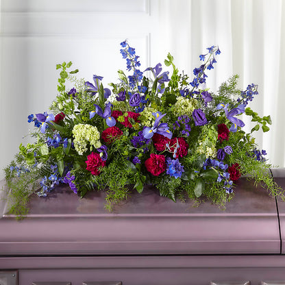 Always Treasured Casket Spray –  Two Flower Girls, Skokie IL