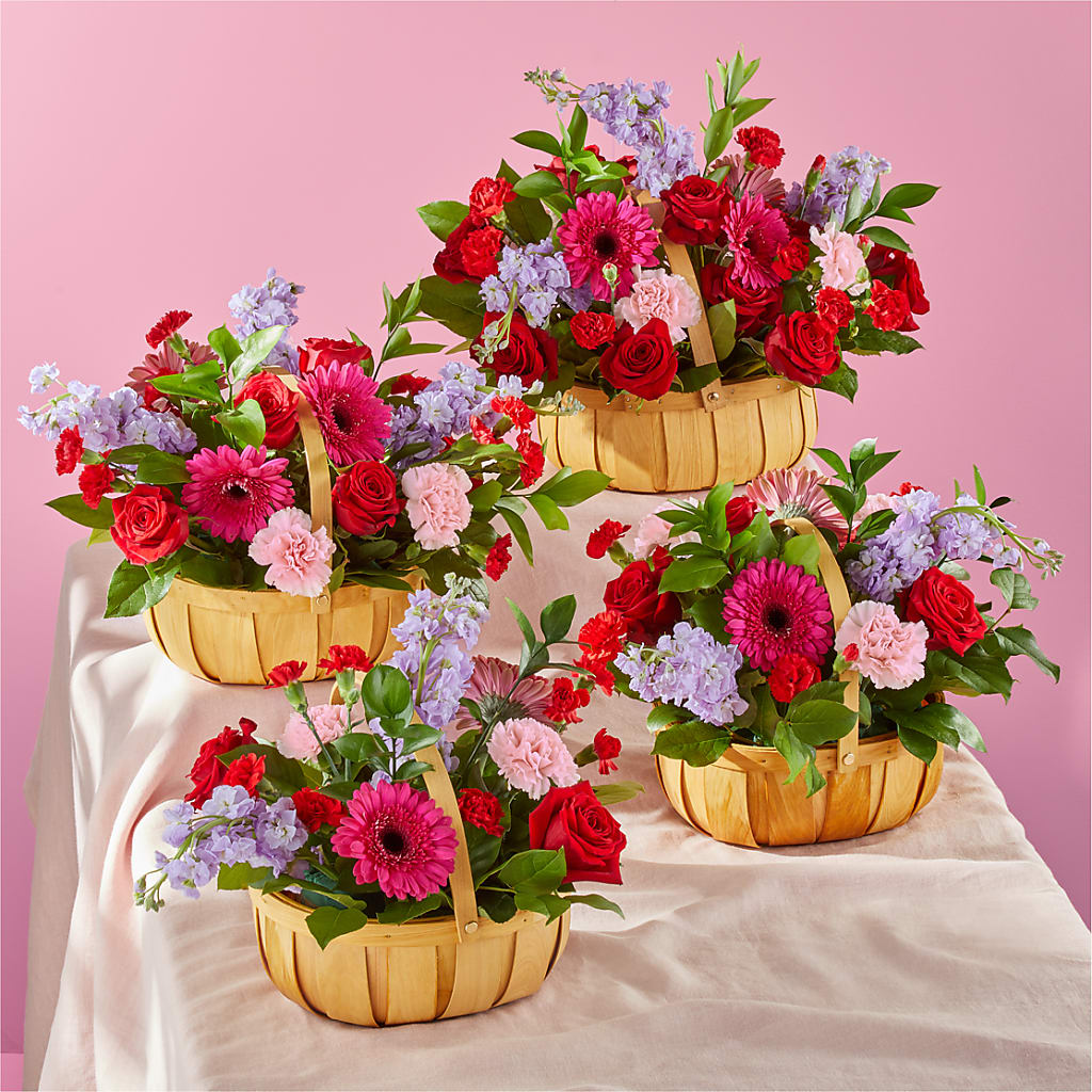 Pink Picnic Basket –  Two Flower Girls, Skokie IL