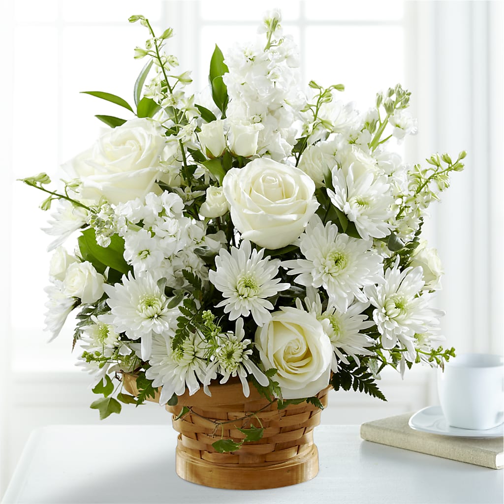 Heartfelt Condolences Arrangement –  Two Flower Girls, Skokie IL