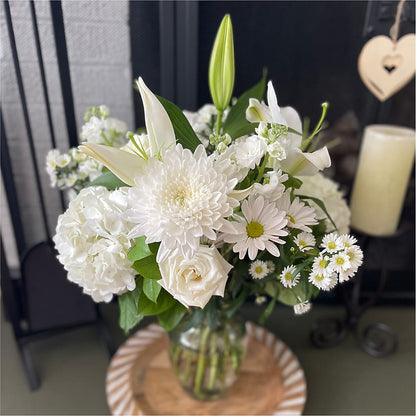 Classic Ivory – A Florist Original –  Two Flower Girls, Skokie IL