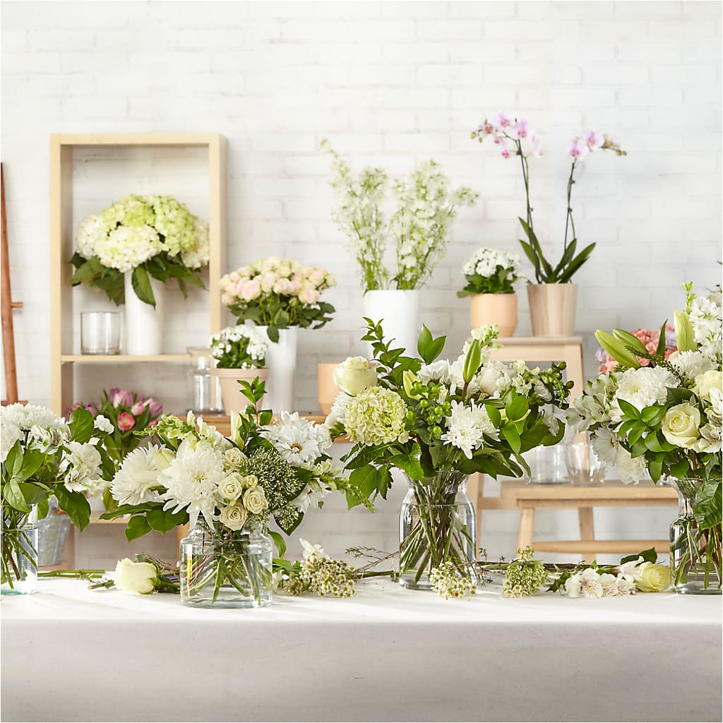 Classic Ivory – A Florist Original –  Two Flower Girls, Skokie IL
