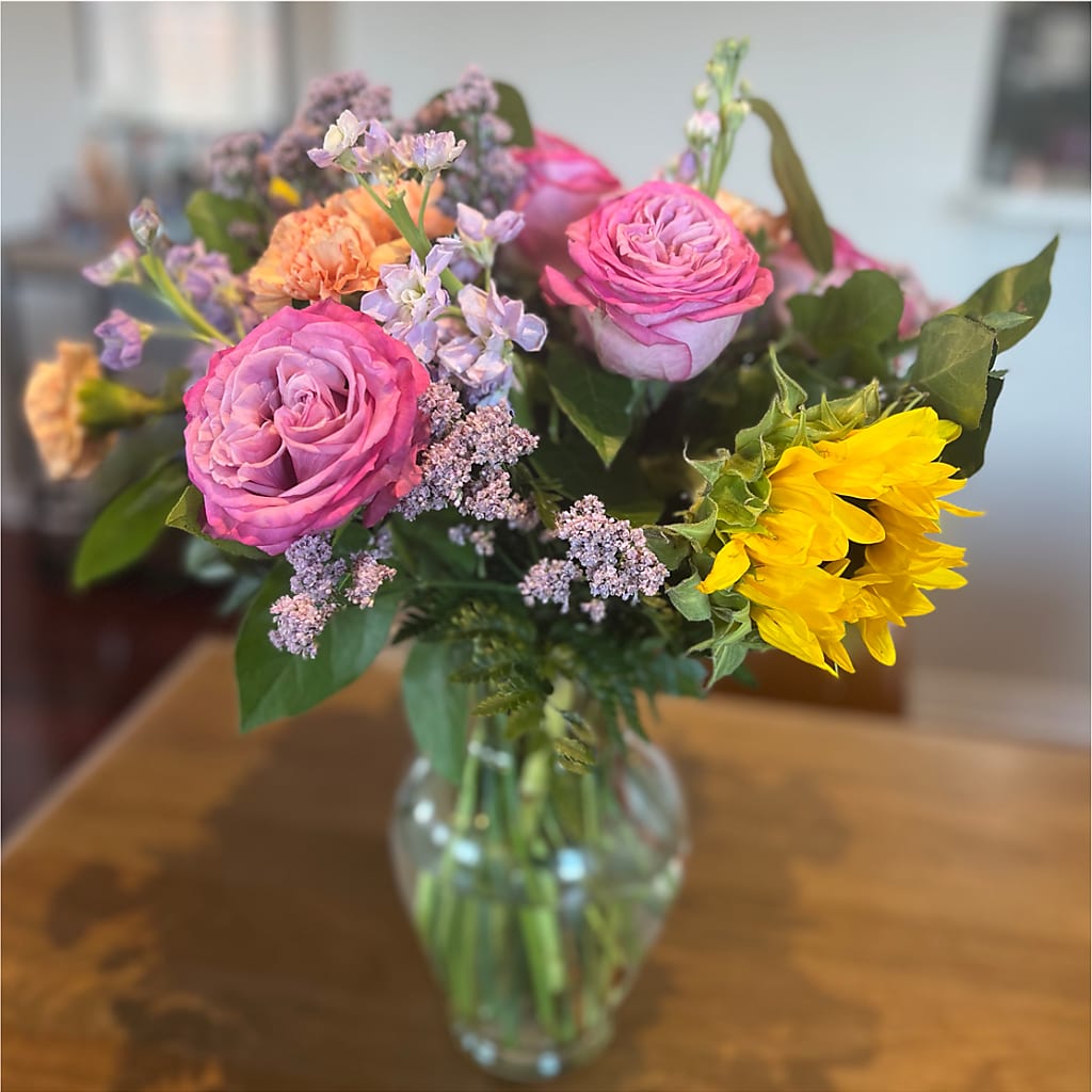 Yellow Brick Road Bouquet –  Two Flower Girls, Skokie IL