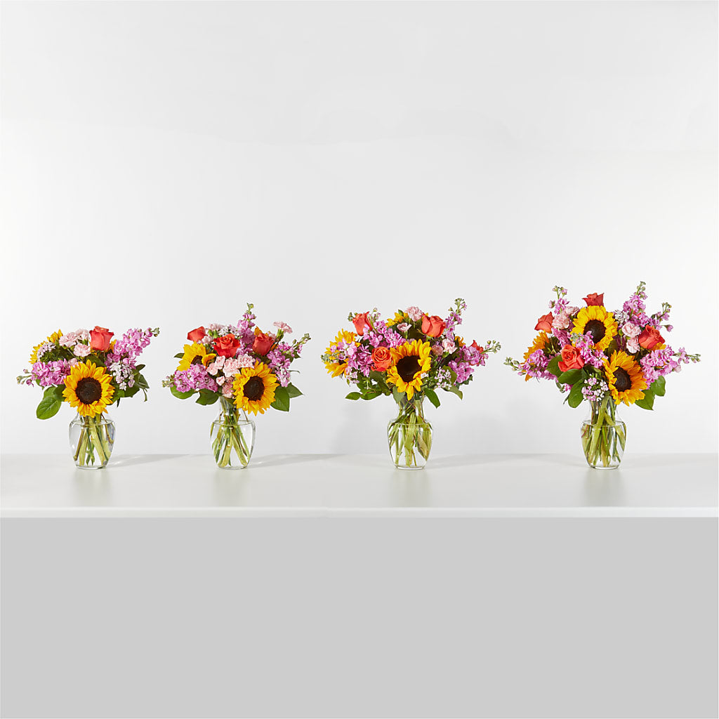 Yellow Brick Road Bouquet –  Two Flower Girls, Skokie IL