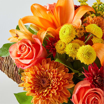 Bouquet of Blessings Cornucopia –  Two Flower Girls, Skokie IL
