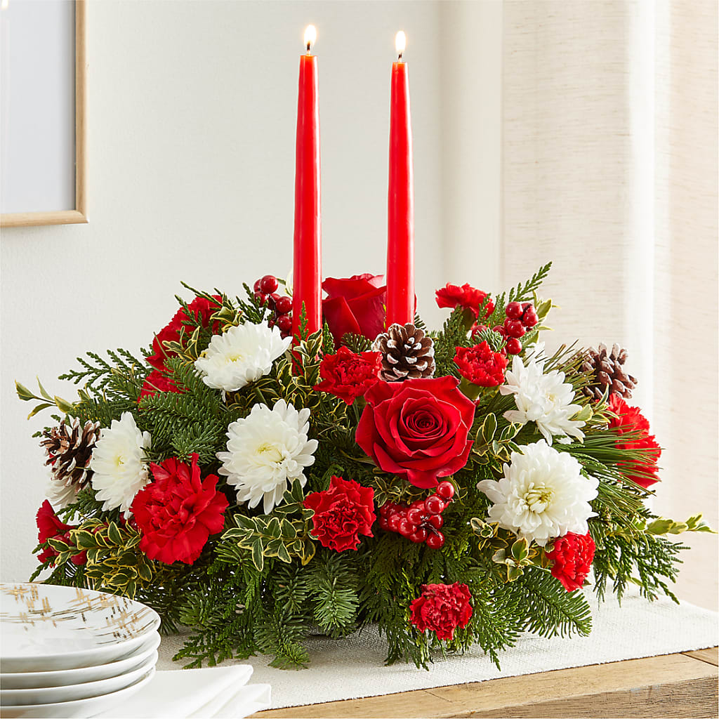 Holiday Soiree Centerpiece –  Two Flower Girls, Skokie IL