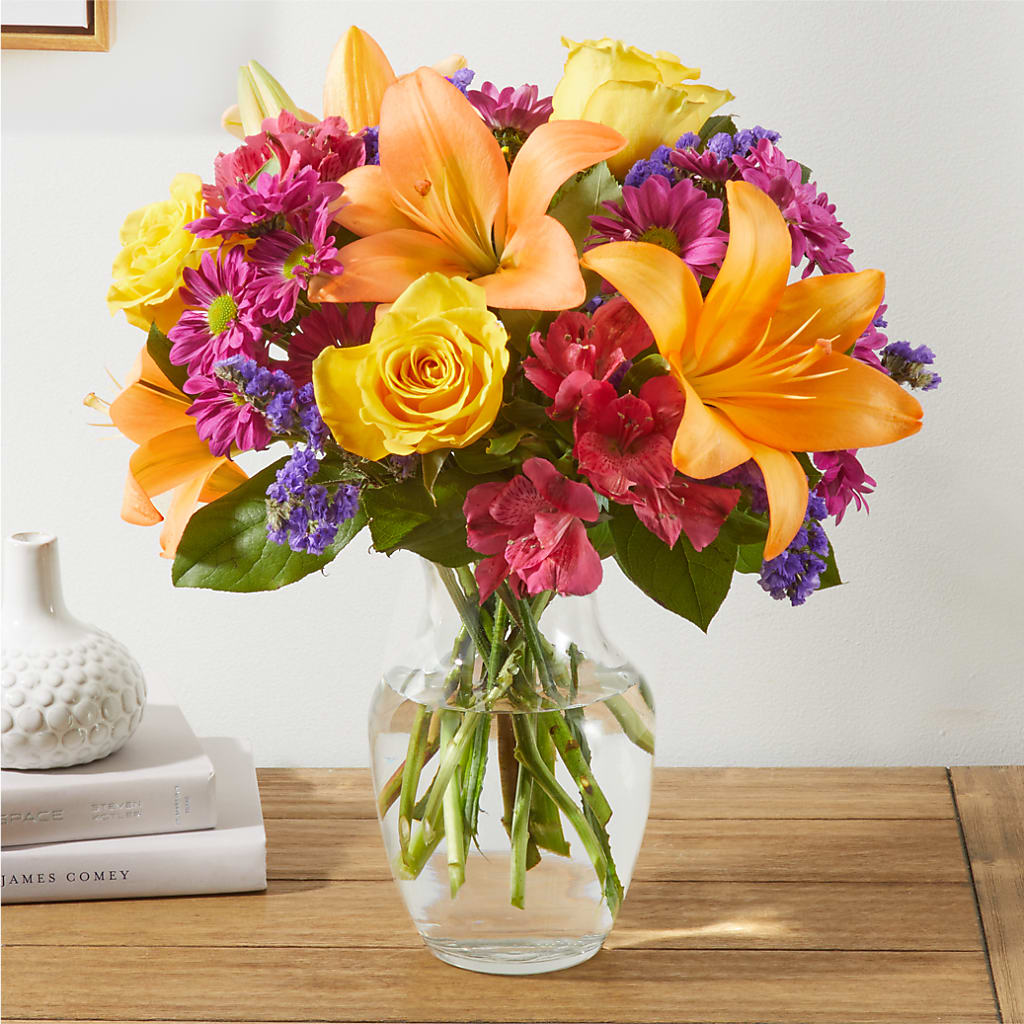 Colorful Visions Bouquet –  Two Flower Girls, Skokie IL