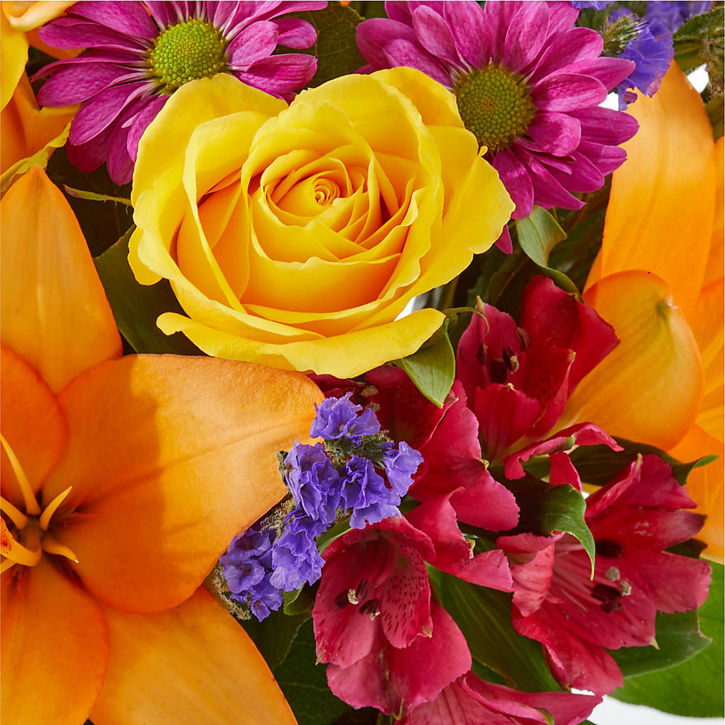 Colorful Visions Bouquet –  Two Flower Girls, Skokie IL