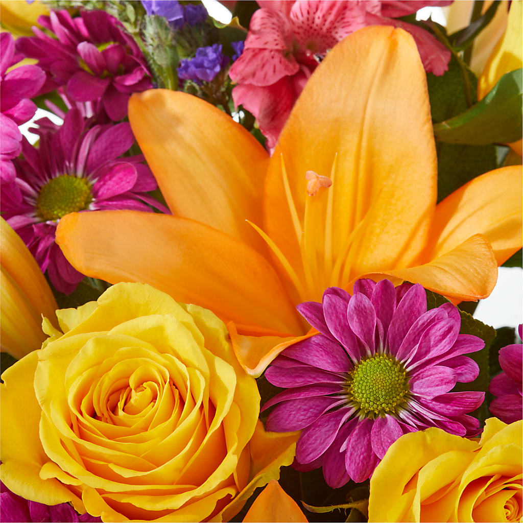 Colorful Visions Bouquet –  Two Flower Girls, Skokie IL