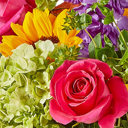 Vibrant Greetings Bouquet –  Two Flower Girls, Skokie IL