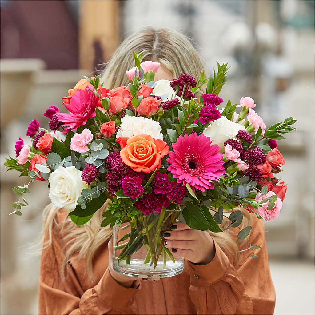 Smell the Roses Bouquet –  Two Flower Girls, Skokie IL