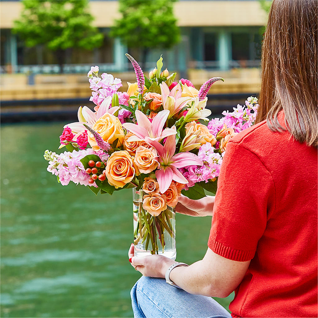 Bisous Bouquet –  Two Flower Girls, Skokie IL