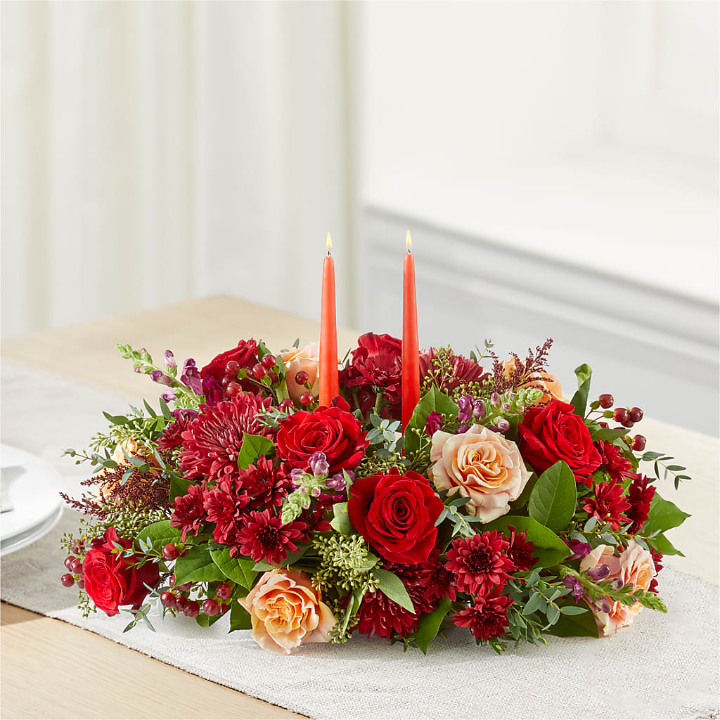 Most Thankful Centerpiece –  Two Flower Girls, Skokie IL