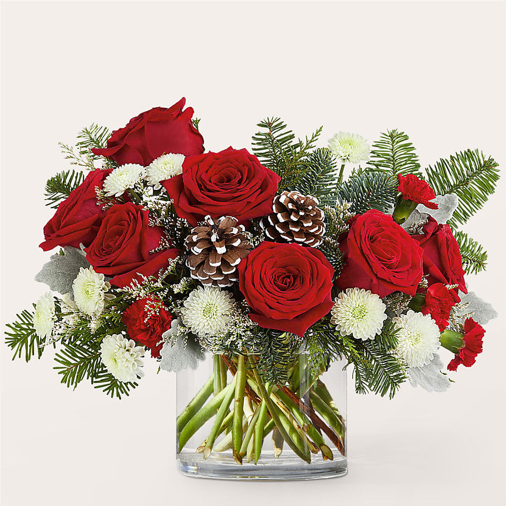 Yule Cheer Bouquet –  2 Flower Girls, Skokie IL
