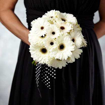 Daisy Delight Bouquet –  Two Flower Girls, Skokie IL
