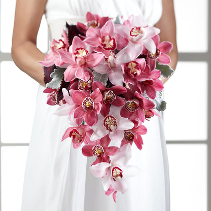Pink Mink Bouquet –  Two Flower Girls, Skokie IL