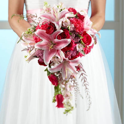 Lily & Rose Bouquet –  Two Flower Girls, Skokie IL