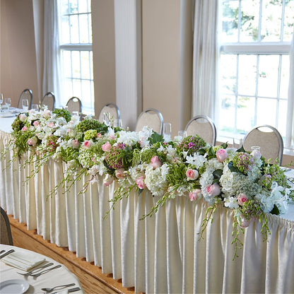 State of Joy Head Table Arrangement –  Two Flower Girls, Skokie IL