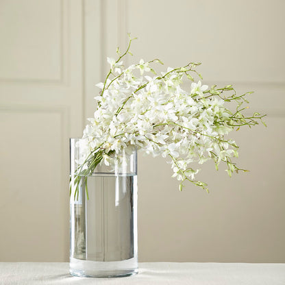 White Dendrobium Bouquet –  Two Flower Girls, Skokie IL