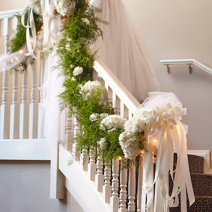 Champagne Dreams Garland –  Two Flower Girls, Skokie IL